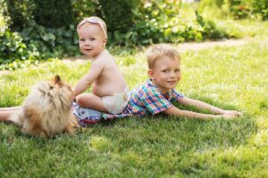 Pomeranians and Children