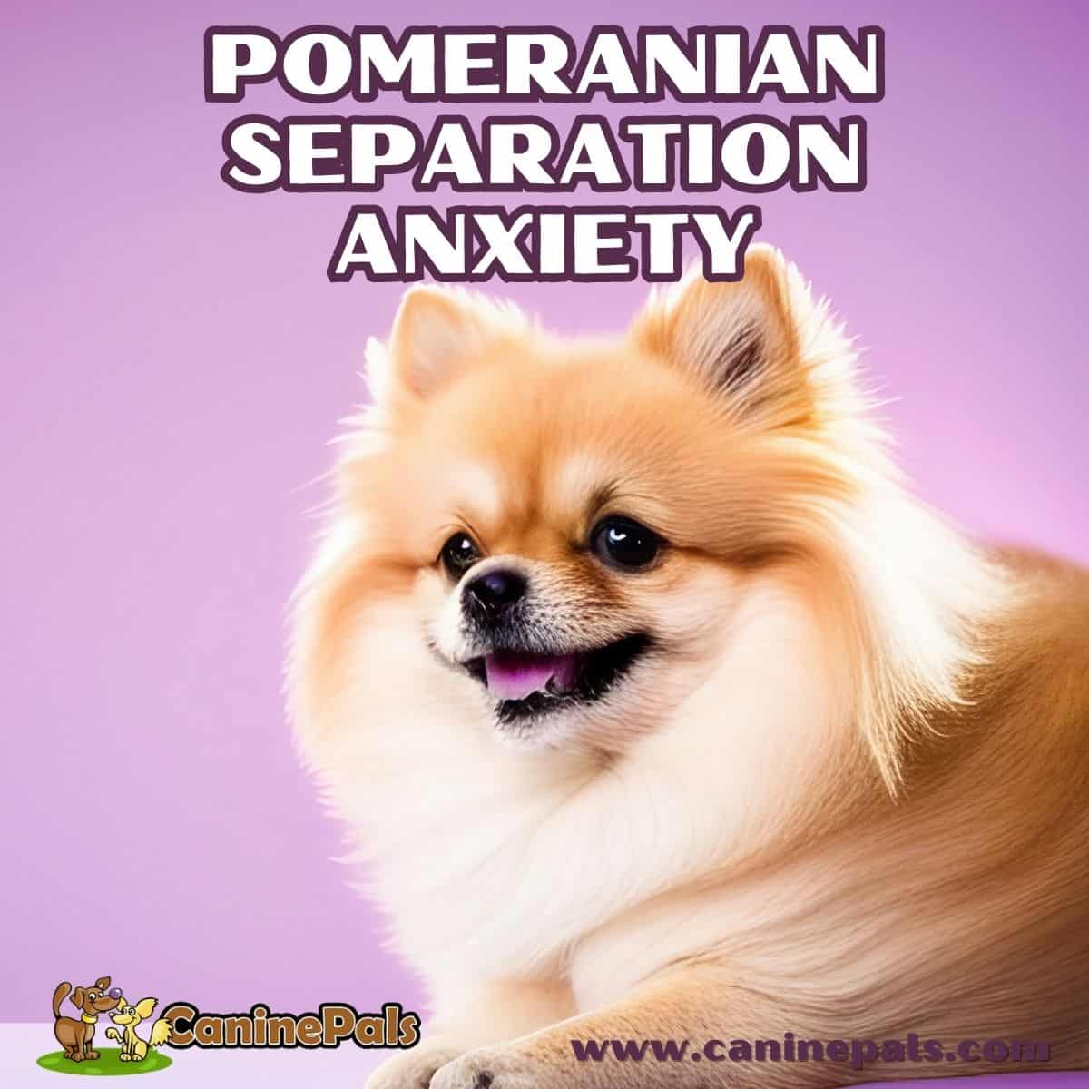 Pomeranian Separation Anxiety